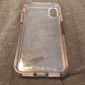 Otter box symmetry clear case for iPhone X